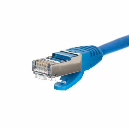 Netrack patch kábel RJ45, öntött fedél, cat. 5e FTP, 3m kék (BZPAT3FB) 173045925 - Patch kábel