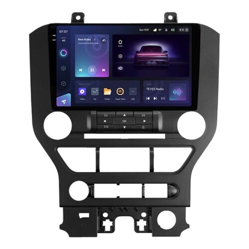 Autó navigáció Teyes CC3 2K Ford Mustang 6 2015-2023 4+32GB 9.5" QLED Octa-core 2Ghz Android 4G Bluetooth 5.1 DSP - B változat 173087175 - GPS navigációs rendszer