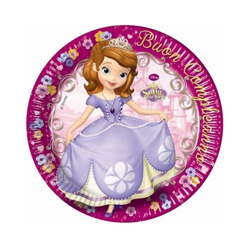 Disney Szófia First papírtányér 8 db-os 23 cm