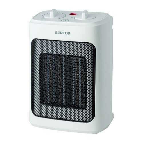 Grzejnik ceramiczny Sencor SFH 7600WH, biały, widok z przodu