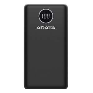 ADATA P20000QCD Литиево-полимерна Powerbank 20000 mAh #черен