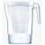 BWT water filter jug, 2.6 liter capacity, white, with filter cartridge