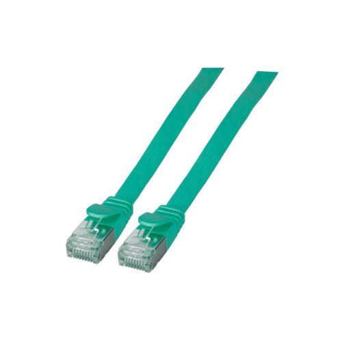 EFB RJ45 Flachpatchkabel U/FTP, Cat.6A, PVC, 5m, grün (K5545GN.5) 173164251 - Patch kábel
