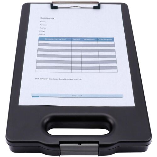 GENIE Klemmbrett CL900B mit Aufbewahrungsfach schwarz 173165950 - Felírótábla