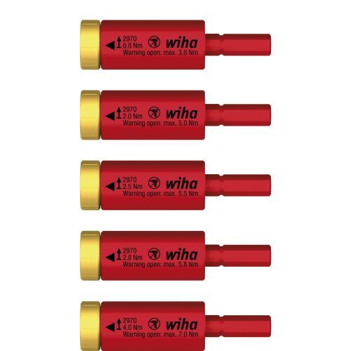 WIHA 41479 easyTorque Nyomaték adapter készlet (5db / csomag) 173186829 - Wiha