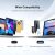 Techly ICOC-USBC-FL-U322 USB kábel USB 3.2 Gen 2 (3.1 Gen 2) 0,12 M Fekete 173199936