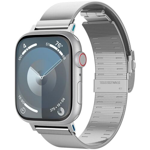 Spigen Sleek Link Silver Apple Watch 41mm/40mm/38mm 173210875 - Okos eszköz