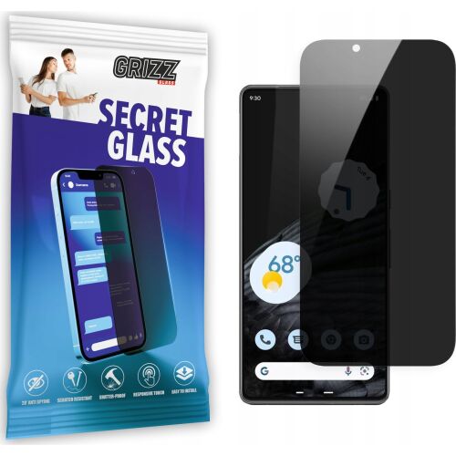 GrizzGlass Szkło prywatyzujące GrizzGlass SecretGlass do Google Pixel 5A 5G 173232242 - Kijelzővédő fólia