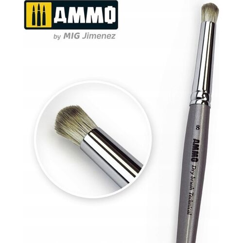 Vallejo Ammo: Technical Brush - Drybrush 8