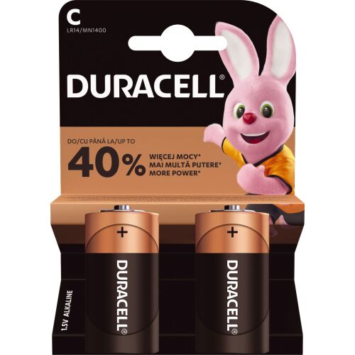 2x C R14 1,5V-os alkáli elem Duracell 173252799 - Duracell
