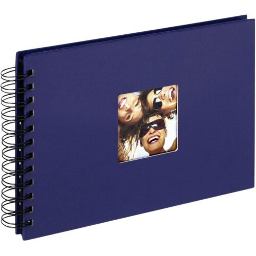 walther+ design SA-109-L Spirál album (Sz x Ma) 25 cm x 17 cm Kék 40 oldal 173279702 - Lakberendezés