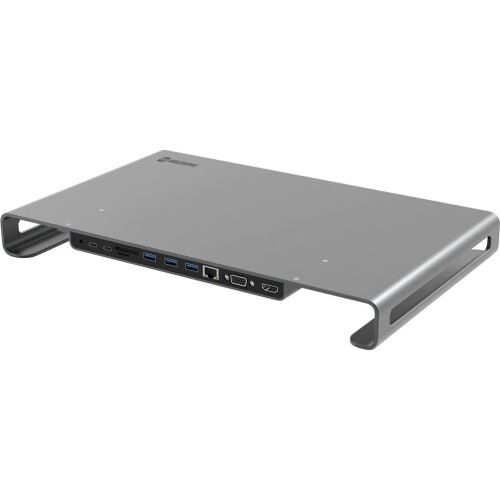 Hub Usb-c Macbook / Laptop 10 En 1 Base Integrada Swissten - Plata