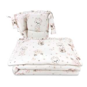 Baby Shop 3 részes ágynemű garnitúra - Balerina maci púder rózsaszín 45398957 Ágyneműk - baba - Maci