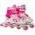 Rolki dla Dzieci Dziecięce Regulowane Różowe Solidne KUBISPORT r. 31-34 173302058