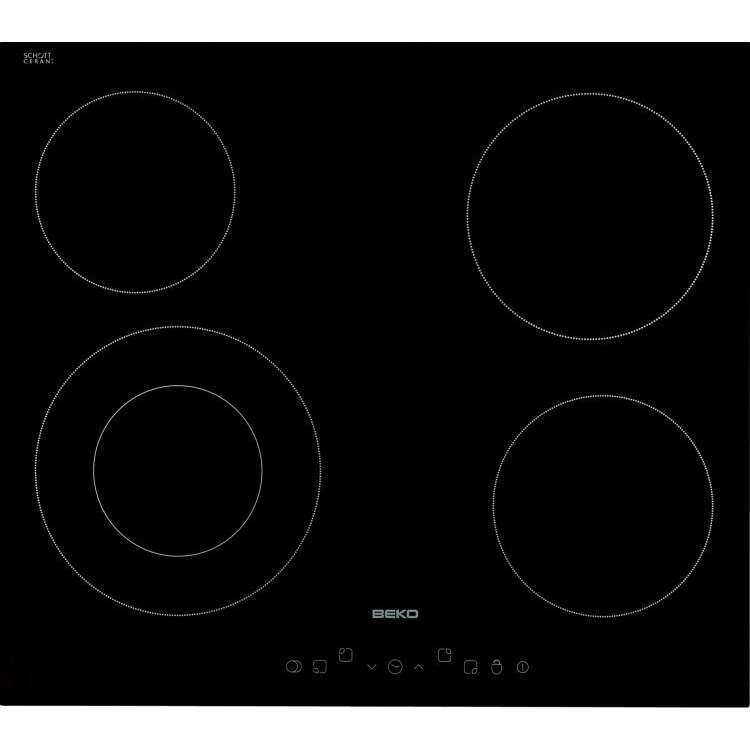 Beko HIC-64402 Beépíthető vitrokerámia főzőlap, 58 cm, 4 főzőzóna...