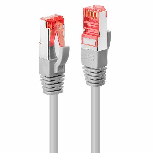 Lindy 47701 hálózati kábel, szürke, 0,5 m, Cat6, S/FTP (S-STP)
