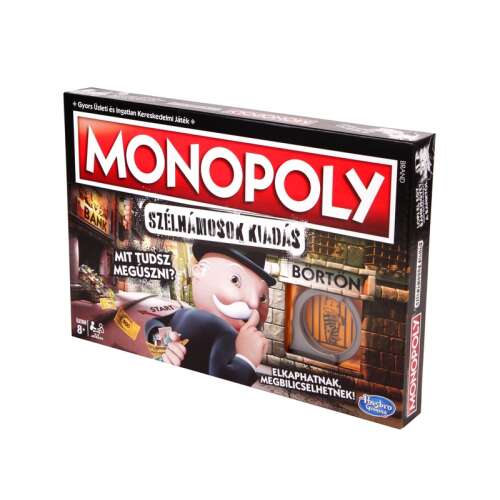Hasbro Monopoly Szélhámosok - Családi Társasjáték