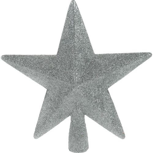 Punta para árbol 19 cm plata 173354926 - Szezonális dekoráció