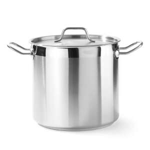 Hendi Magas fazék- fedővel,  Profi Termékcsalád, 6L, ø200x(H)190mm, rozsdamentes acél 18/10