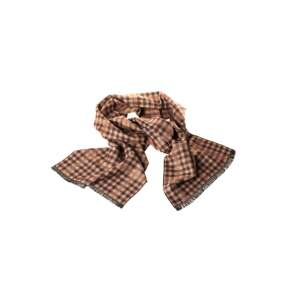 Barna kockás férfi sál, B07-03 BARNA - Férfi sál