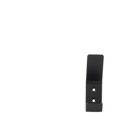 HANGER 1 HOOK ALIUM BLACK 100X30X50