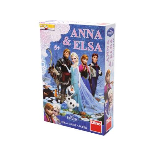 Dino Anna és Elsa Társasjáték-Jégvarázs