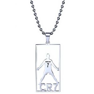 Cristiano Ronaldo CR7 acél nyaklánc - Női kiegészítő