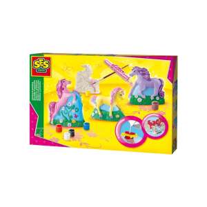 SES Creative Pferde 3D Gipsguss-Set, bemale deine eigenen Pferdefiguren, Bastelset für Kinder - SES Creative Gipsgießen