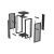 LANBERG Rack szekrény FF01-6624-23BL 173444999