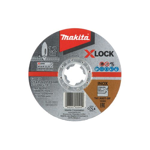 Makita E-00418 X-LOCK vágókorong - 125mm