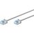 Goobay 74306 U/FTP Cat6a Patch kábel 0.5m - Szürke 173471585
