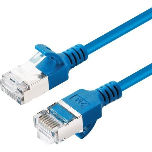 MicroConnect Microconnect V-FTP6A03B-SLIM kabel sieciowy Niebieski 3 m Cat6a U/FTP (STP)