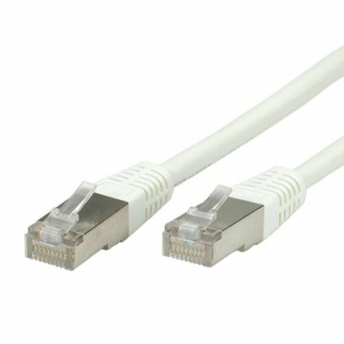 Value 21.99.1346 RJ45 Hálózati kábel, patchkábel CAT 6 S/FTP 2.00 m Fehér Kettős árnyékolás 1 db