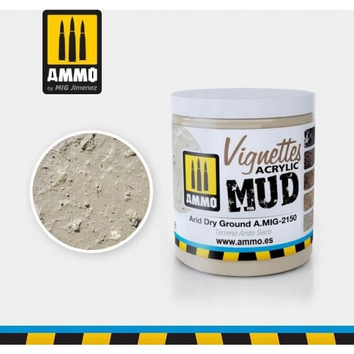 Vallejo Ammo: Acrylic Mud - Vignettes - Arid Dry Ground (100 ml)
