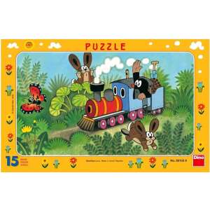 Dino Kisvakond és a mozdony 15 darabos puzzle 93286825 Puzzle - Mesehős