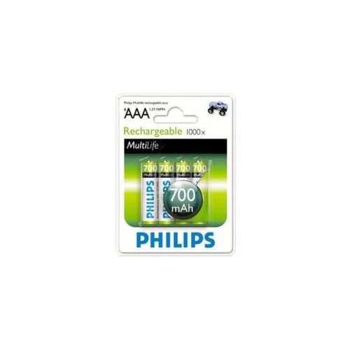 Philips Akumulator AAA / R03 700mAh 4 szt. 173525116 - Elem