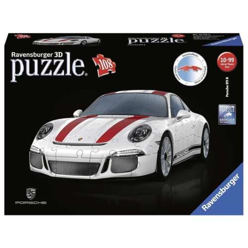 Ravensburger: Porsche 911 R 108 darabos 3D puzzle 93271012