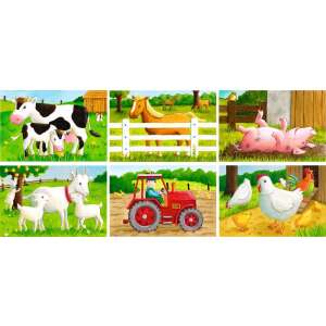 Ravensburger: Tanyasi állatok 6 darabos mesekocka 93275176 Puzzle - Farm