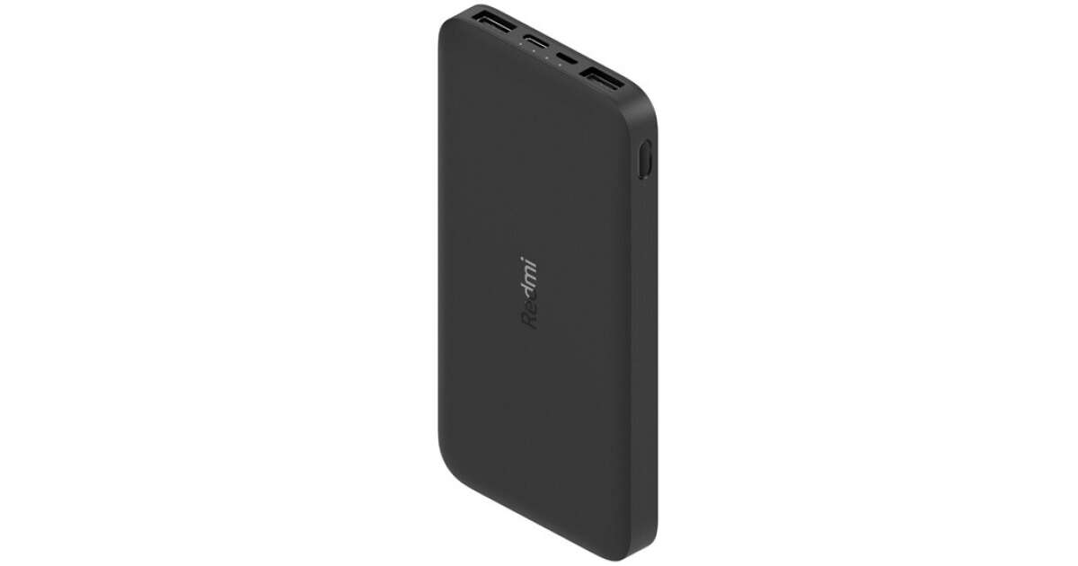 Panasonic Mi PowerBank Dual vésztöltő 2 USB / Type-C / microUSB aljzat (10000 mAh, 5V/2400mA, gyorstöltés támogatás) FEKETE
