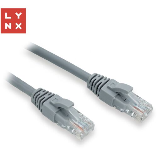 LYNX UTP patch kabel Cat6, PVC, 7m, šedý 173581403 - Patch kábel