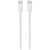 Renkforce Apple iPad/iPhone/iPod Csatlakozókábel [1x USB-C dugó - 1x USB-C dugó] 3.00 m Fehér (RF-6056880) 173588658