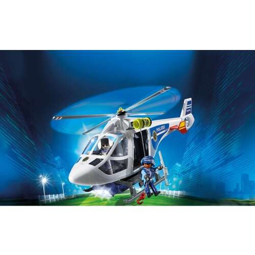 Playmobil Rendőrhelikopter keresőreflektorral 6921 92936056