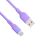 Akyga USB type C / USB A  Szilikon kábel 1m Lila (AK-USB-65) 179035588