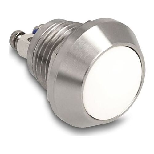 Delock Nyomógomb installáláshoz 12 mm 2 db. csavaros kapocs fehér (22035) 173597240 - Villanyszerelési segédanyag
