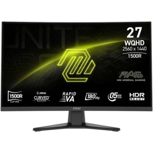 MSI MAG 275CQF E18 27" 2560x1440 180Hz Ívelt Gaming Monitor 173615741 
