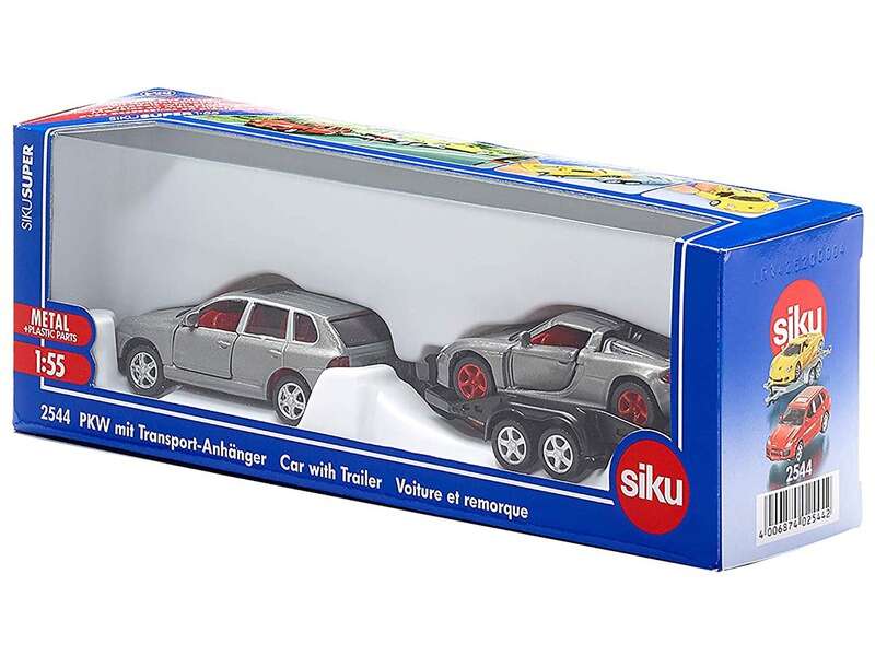 SIKU Porsche terepjáró trélerrel 1:55 - 2544