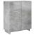 vidaXL Cipősszekrény 73 x 38 x 87,5 cm Szerelt Fa Betonszürke 173646883
