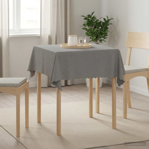 vidaXL Asztal Terítő 5 db Négyszögletes Világosszürke 140 x 140 cm 177521408 - Party kellék