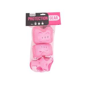 Rosa 6-teiliges Kinder-Knie- und Ellbogenschützer-Set zum Rollschuhlaufen, Radfahren und Skateboarden - Schutzausrüstung für Fahrräder