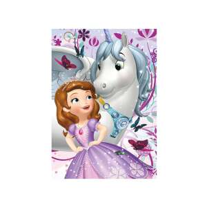 Sofia the First 200 piece puzzle with diamonds, featuring Sofia and her unicorn - Dino Bikes